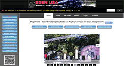 Desktop Screenshot of edenusa.com